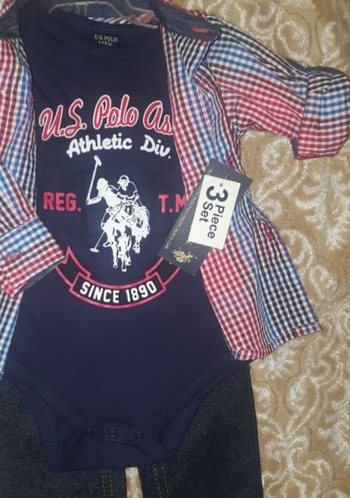 Boy's US polo outfit